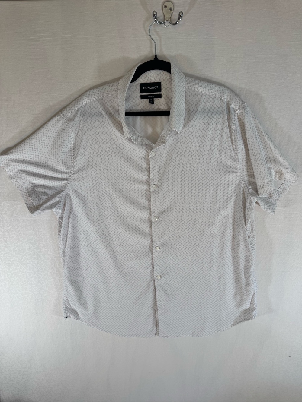 Bonobos XXL Regular Standard Fit Short Sleeve Pattern Shirt